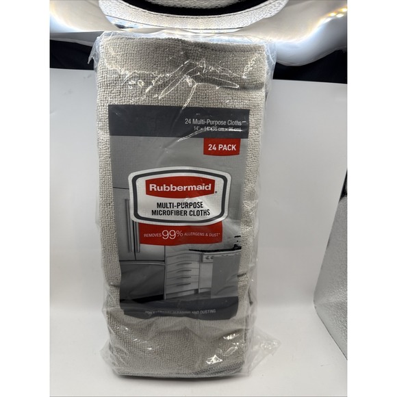 Rubbermaid Other - Rubbermaid‎ Microfiber Cloth Towels, 24 Pack, 14"x14", Non-Scratch